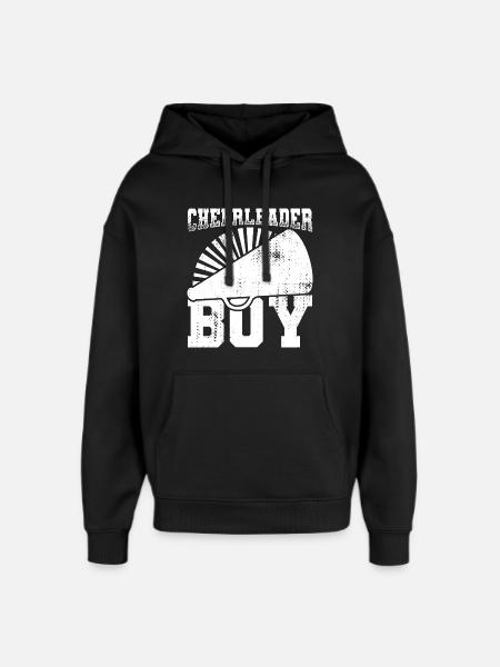 Cheerleader Boy - Oversized Unisex Hoodie by Stanley/Stella - black