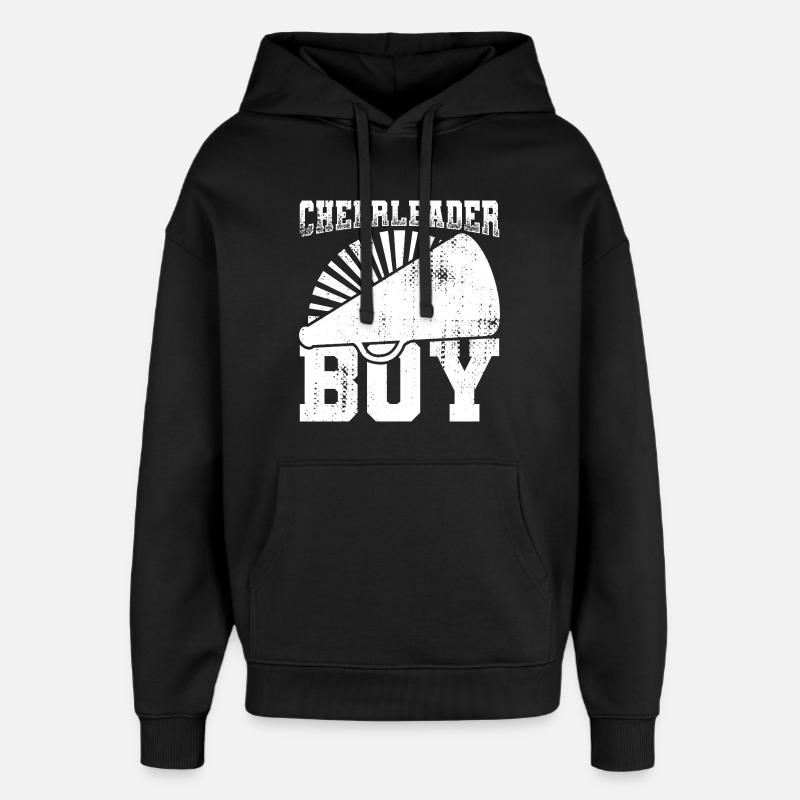 Cheerleader Boy - Oversized Unisex Hoodie by Stanley/Stella - black