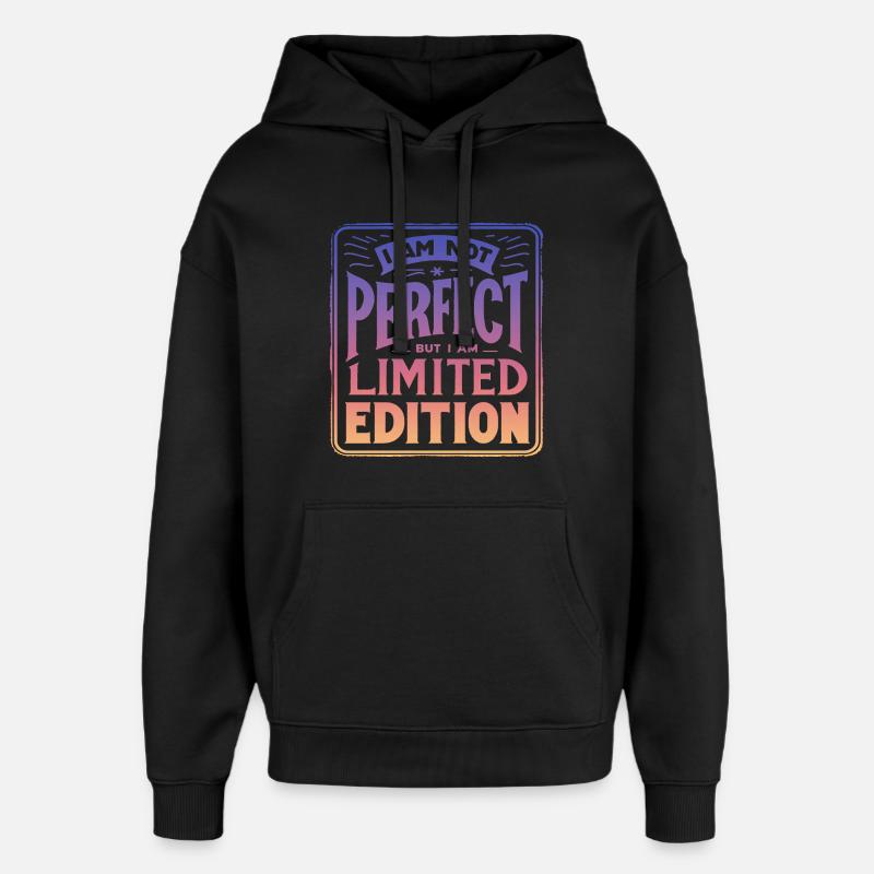 Begrænset udgave - Hættetrøje unisex Stanley/Stella Oversized - sort
