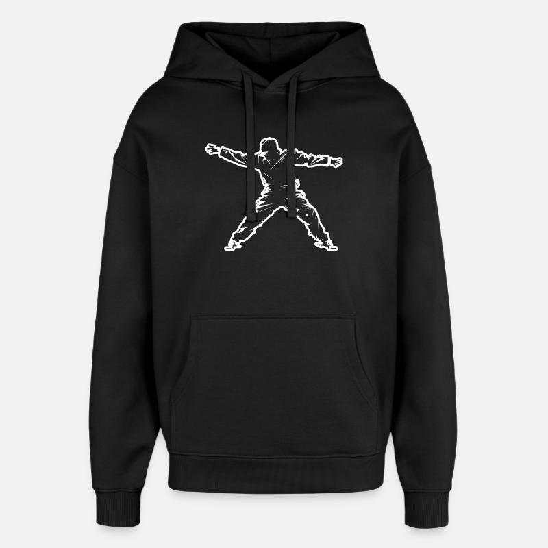 Breakdancer - Oversized Unisex Hoodie von Stanley/Stella - Schwarz