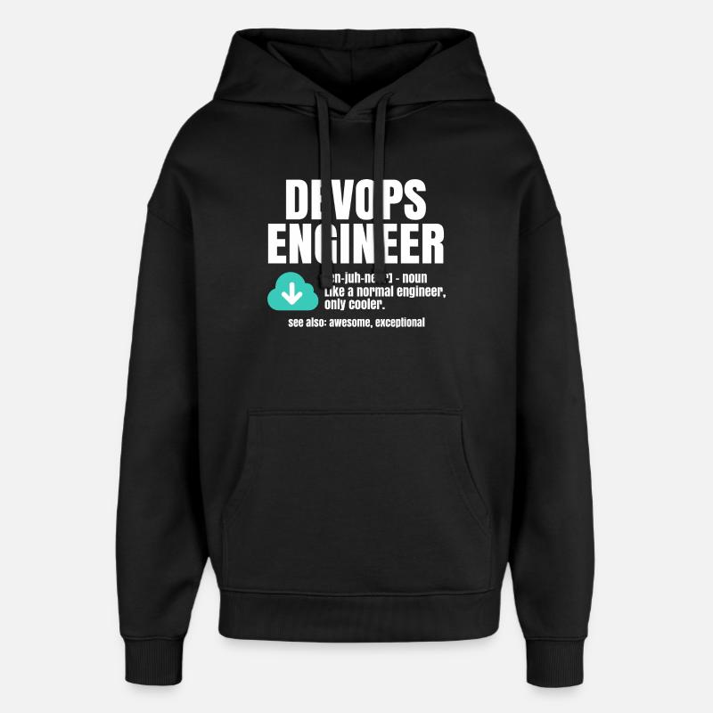 Devops-Ingenieur - Oversized Unisex Hoodie von Stanley/Stella - Schwarz