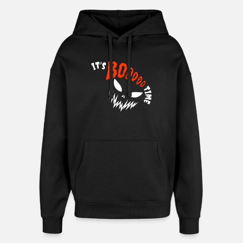 It's Booooo Time, Halloween - Sweat à capuche unisexe Stanley/Stella Oversized - noir