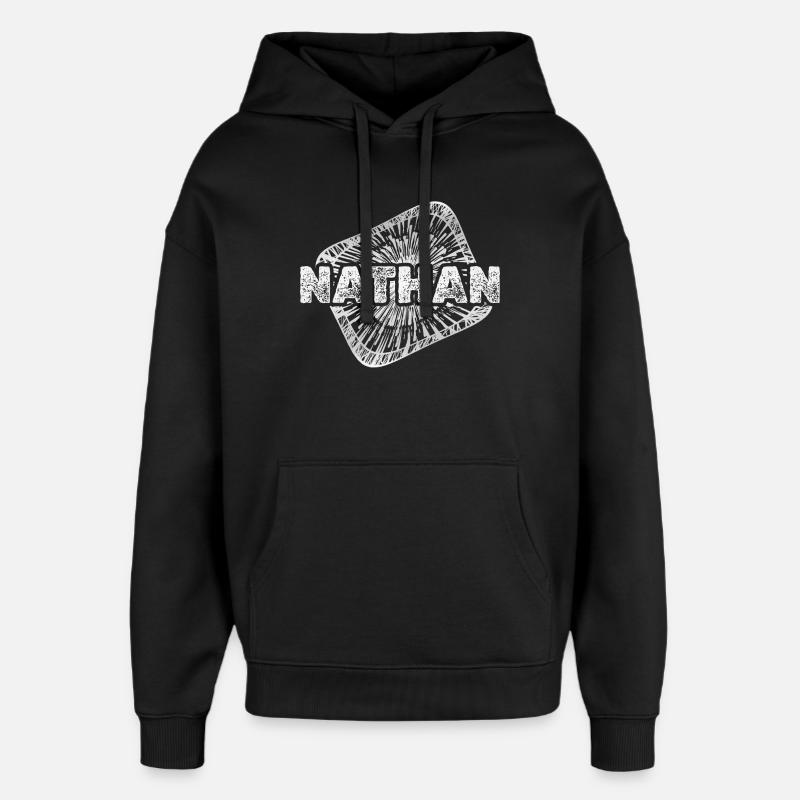 Conception - Sweat à capuche unisexe Stanley/Stella Oversized - noir