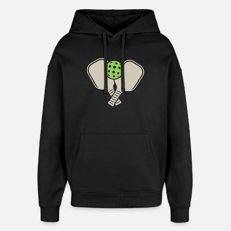 Pickleball - Oversized Unisex Hoodie von Stanley/Stella - Schwarz