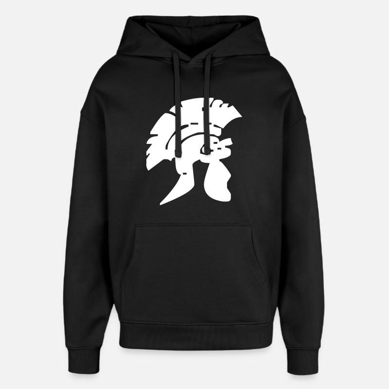 Casque Romain - Design - Sweat à capuche unisexe Stanley/Stella Oversized - noir