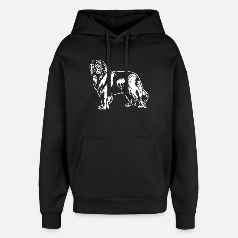 Leonberger « Édition Noire » - Sweat à capuche unisexe Stanley/Stella Oversized - noir