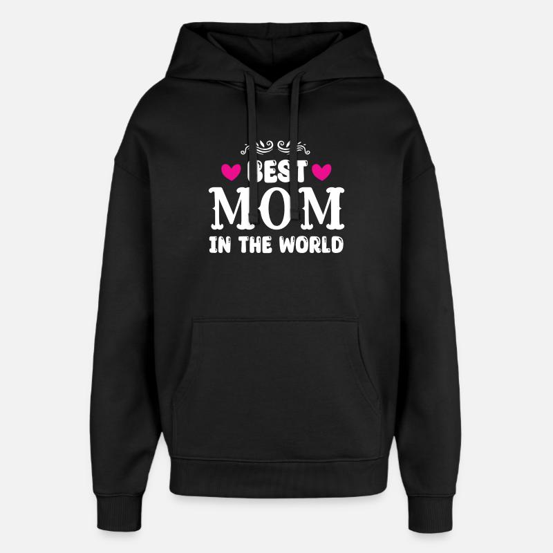Beste Mama der Welt - Oversized Unisex Hoodie von Stanley/Stella - Schwarz