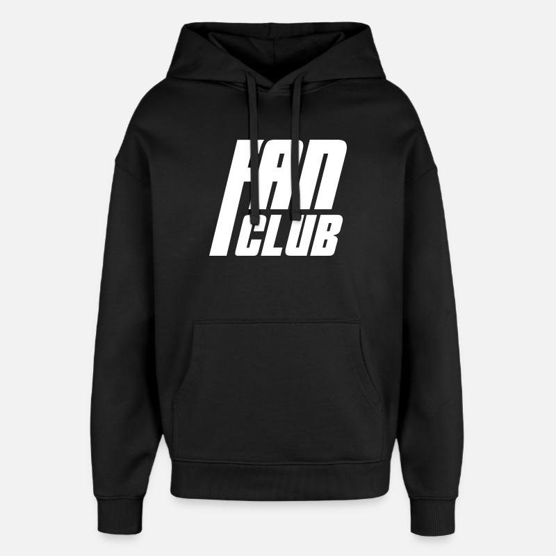 Fan Club - Sweat à capuche unisexe Stanley/Stella Oversized - noir