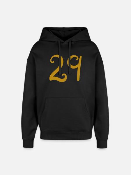 29 - Sweat à capuche unisexe Stanley/Stella Oversized - noir