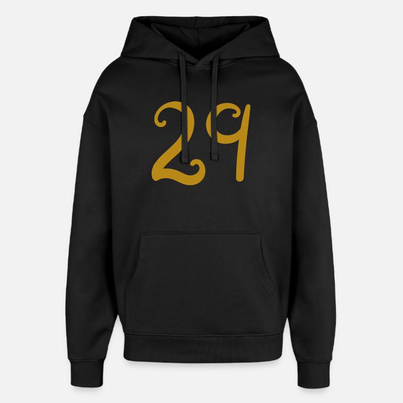 29 - Sweat à capuche unisexe Stanley/Stella Oversized - noir