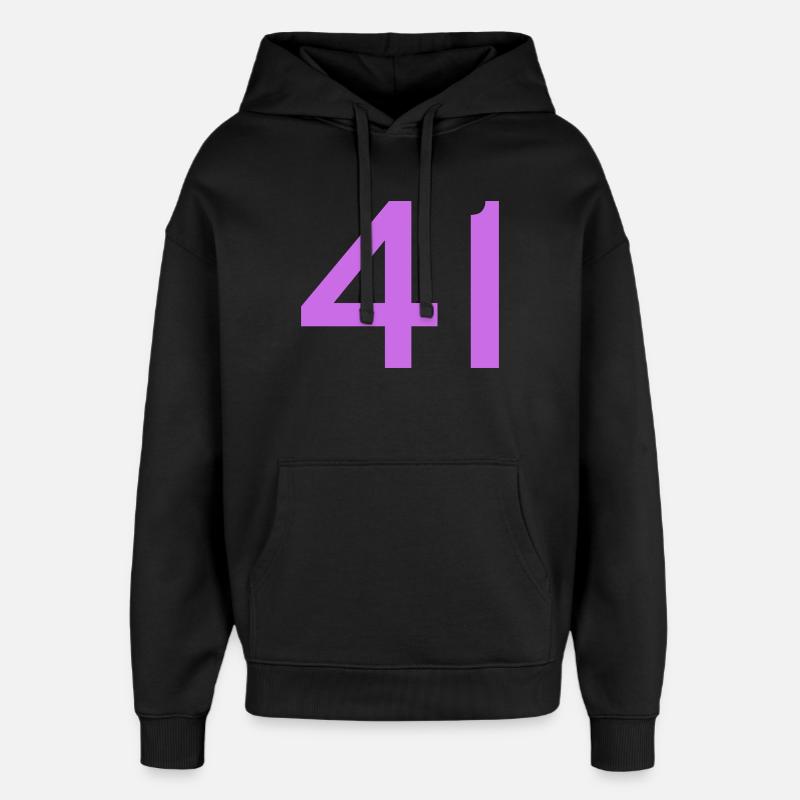 41 - Sweat à capuche unisexe Stanley/Stella Oversized - noir