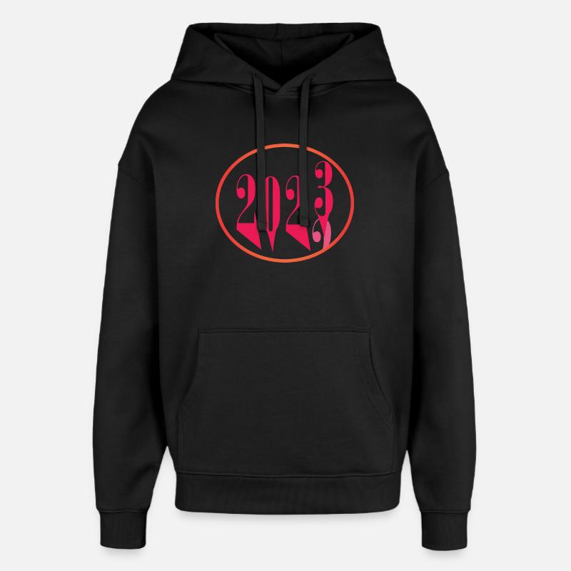 2022 2023 - Oversized Unisex Hoodie von Stanley/Stella - Schwarz