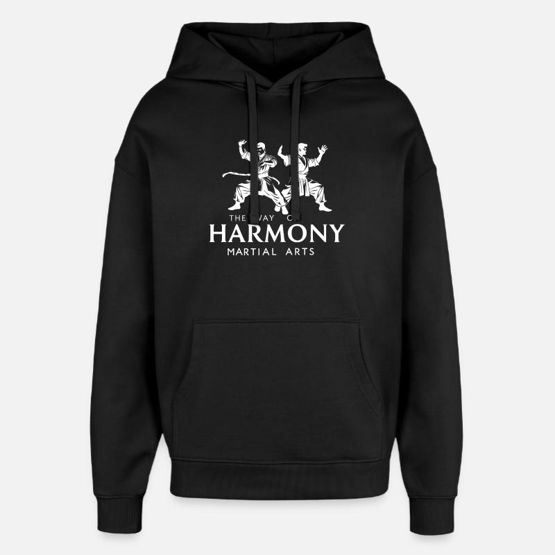 Art martial - Sweat à capuche unisexe Stanley/Stella Oversized - noir
