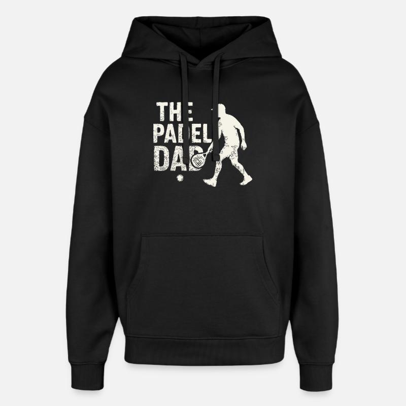 Le Père Padel - Sweat à capuche unisexe Stanley/Stella Oversized - noir