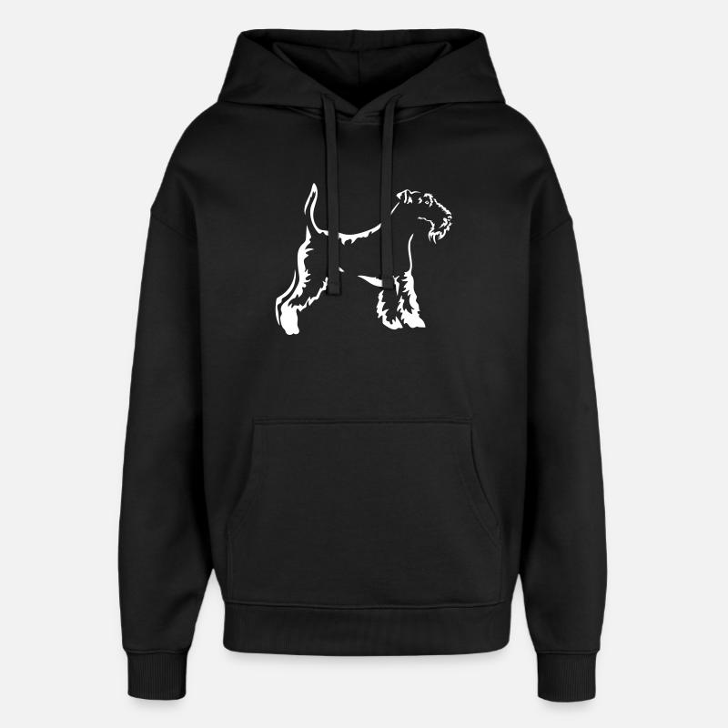 Foxterrier "Black Edition" - Oversized Unisex Hoodie von Stanley/Stella - Schwarz