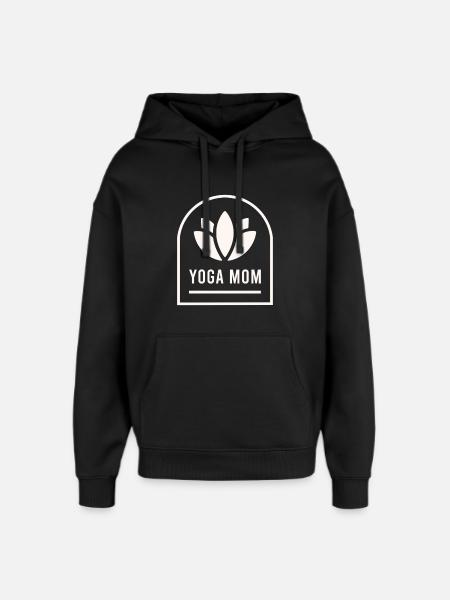 Yoga-Mama Yogi-Mutter - Oversized Unisex Hoodie von Stanley/Stella - Schwarz
