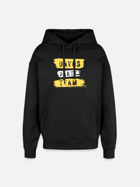 Davos Party Team Après Ski - Oversized Unisex Hoodie by Stanley/Stella - black