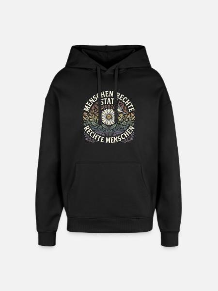 Equality Statement Radicalized by Decency Trend - Oversized Unisex Hoodie von Stanley/Stella - Schwarz