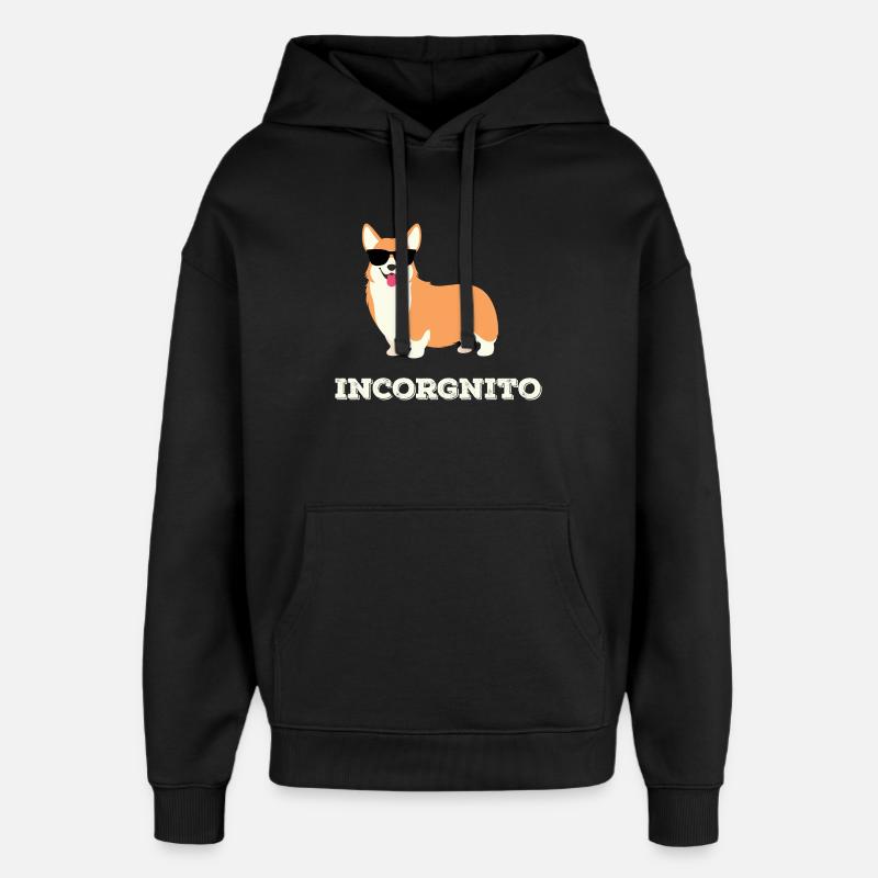 Incorgnito - Oversized Unisex Hoodie von Stanley/Stella - Schwarz