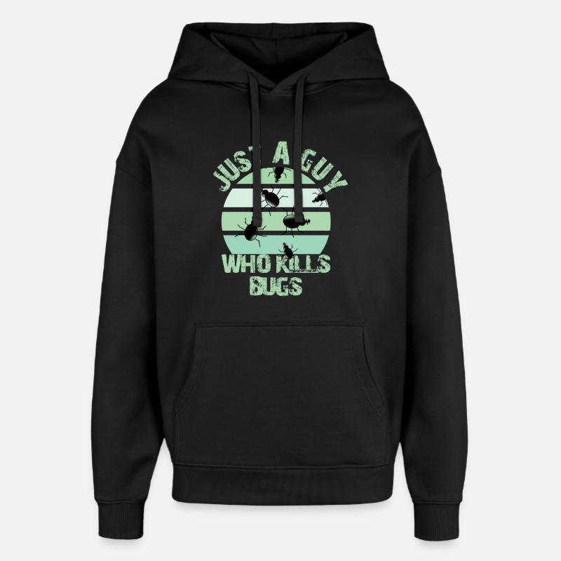 Exterminator - Oversized Unisex Hoodie by Stanley/Stella - black