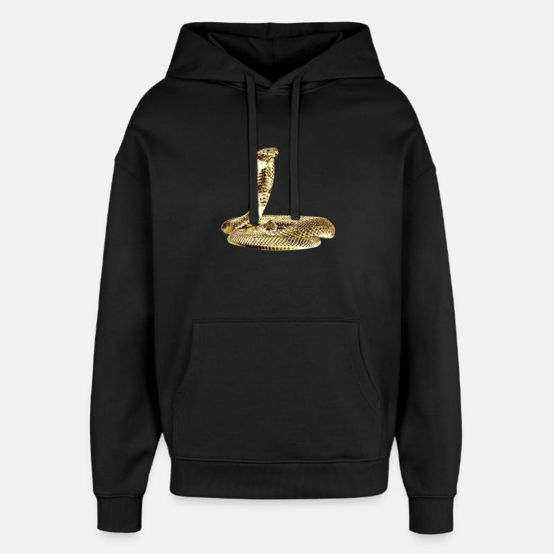 Cobra à l’attaque de Black - Sweat à capuche unisexe Stanley/Stella Oversized - noir