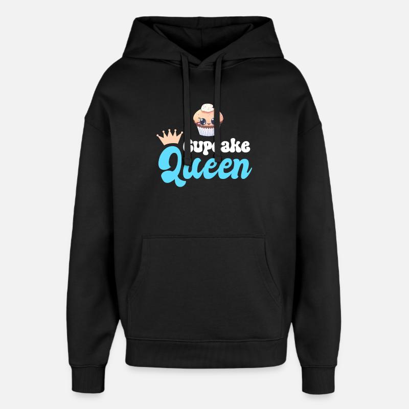 Cupcake Baking Baker - Sweat à capuche unisexe Stanley/Stella Oversized - noir
