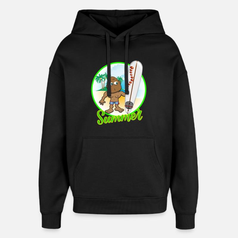 Été 2023 - Sweat à capuche unisexe Stanley/Stella Oversized - noir
