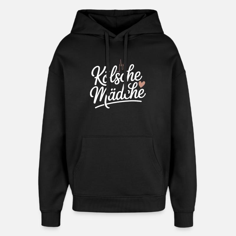 Cologne Filles Carnaval Cologne Filles - Sweat à capuche unisexe Stanley/Stella Oversized - noir