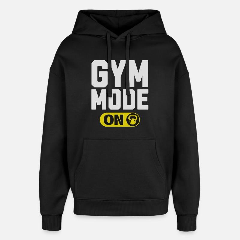 Mode Gym sur Graphique - Sweat à capuche unisexe Stanley/Stella Oversized - noir