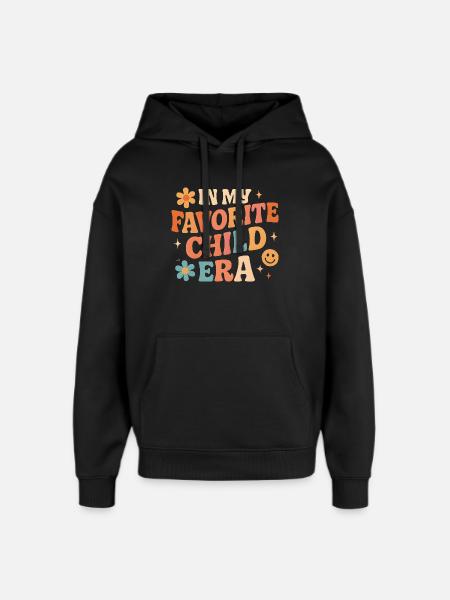 I min yndlings børneepoke-datterfamilier-humor - Hættetrøje unisex Stanley/Stella Oversized - sort