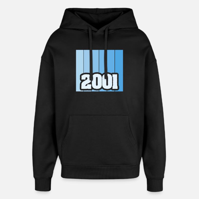 2001 - Sweat à capuche unisexe Stanley/Stella Oversized - noir