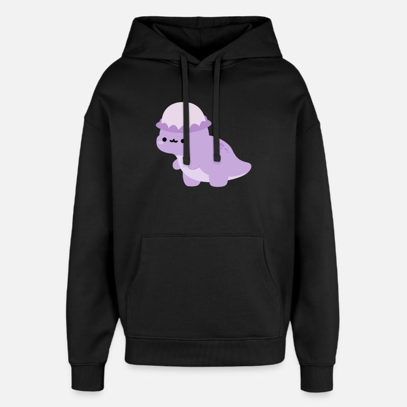 Pachycephalosaurus Dolly - Oversized Unisex Hoodie von Stanley/Stella - Schwarz