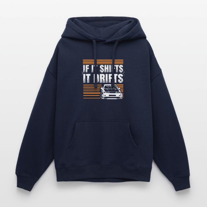 Si ça bouge, ça dérape, devis de dérapage de voiture, devis de conception Sweat à capuche unisexe Stanley/Stella Oversized