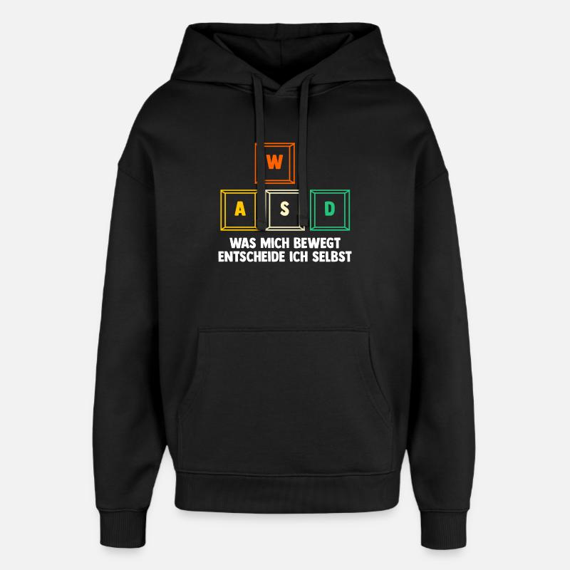 Jeu vidéo Gamer Gaming - Sweat à capuche unisexe Stanley/Stella Oversized - noir
