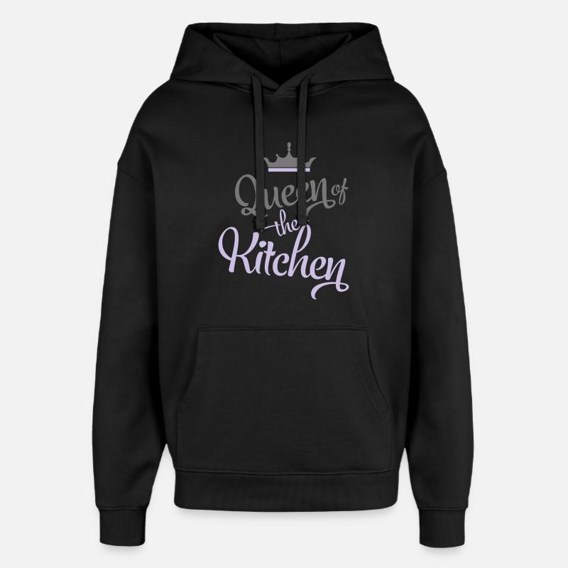Cuire - Sweat à capuche unisexe Stanley/Stella Oversized - noir