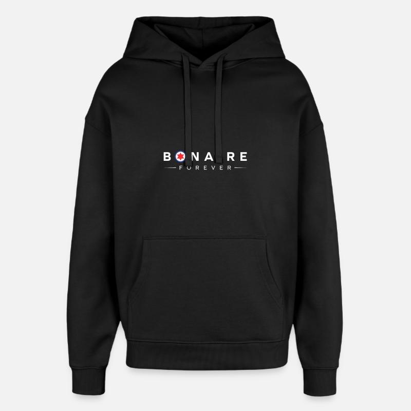 Bonaire Kralendijk vacances île île - Sweat à capuche unisexe Stanley/Stella Oversized - noir