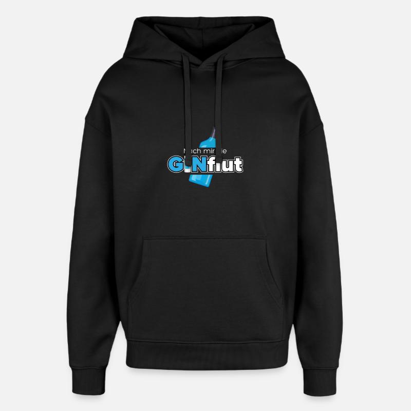Nach mir die GINflut - Oversized Unisex Hoodie von Stanley/Stella - Schwarz