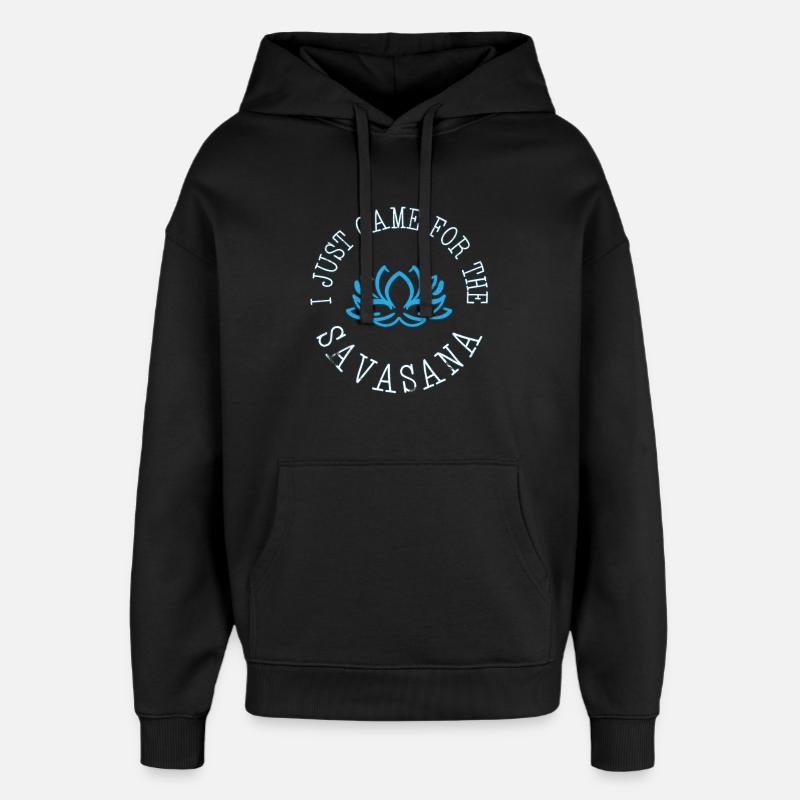 yoga - Sweat à capuche unisexe Stanley/Stella Oversized - noir