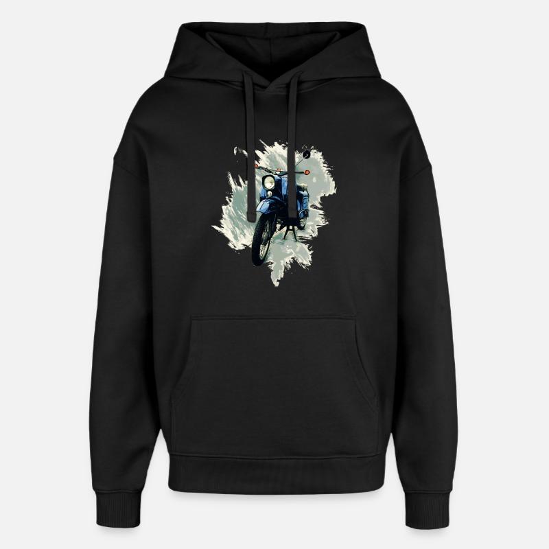 Simson Schwalbe - Oversized Unisex Hoodie von Stanley/Stella - Schwarz