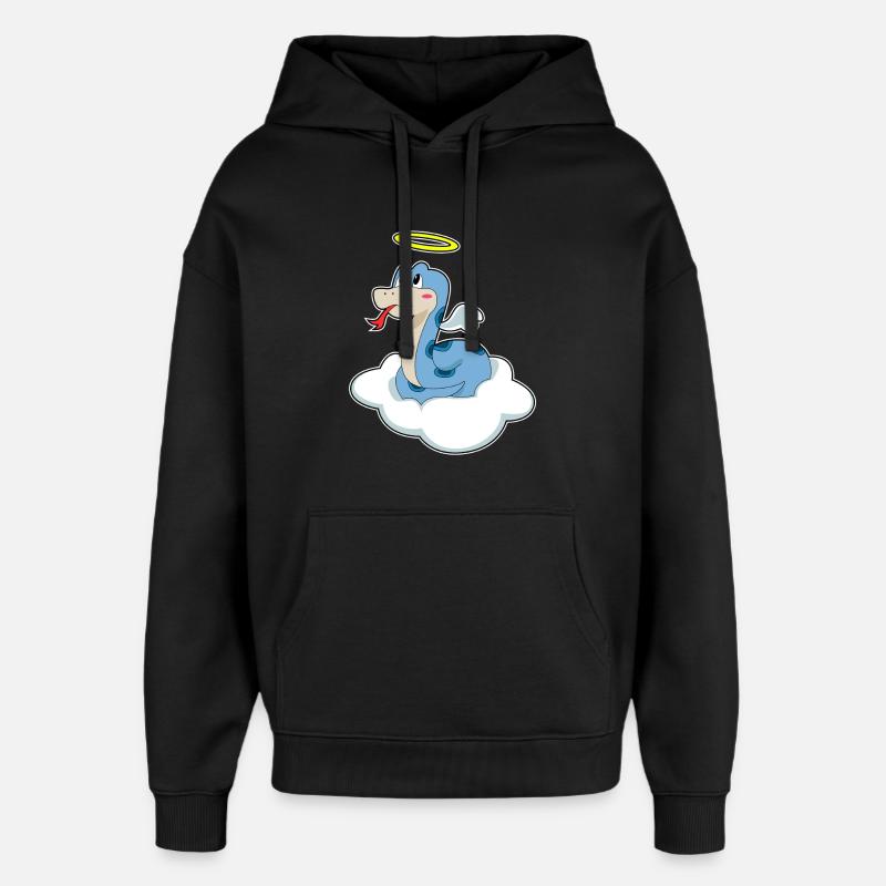 Snake Cloud - Oversized Unisex Hoodie by Stanley/Stella - black