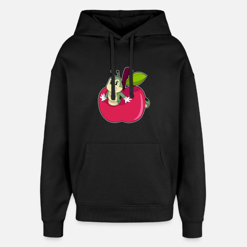 Caterpillar Apple - Sweat à capuche unisexe Stanley/Stella Oversized - noir