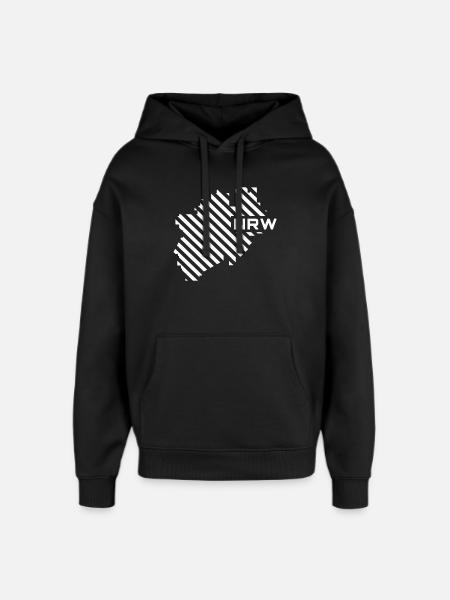 NRW Map - Oversized Unisex Hoodie by Stanley/Stella - black