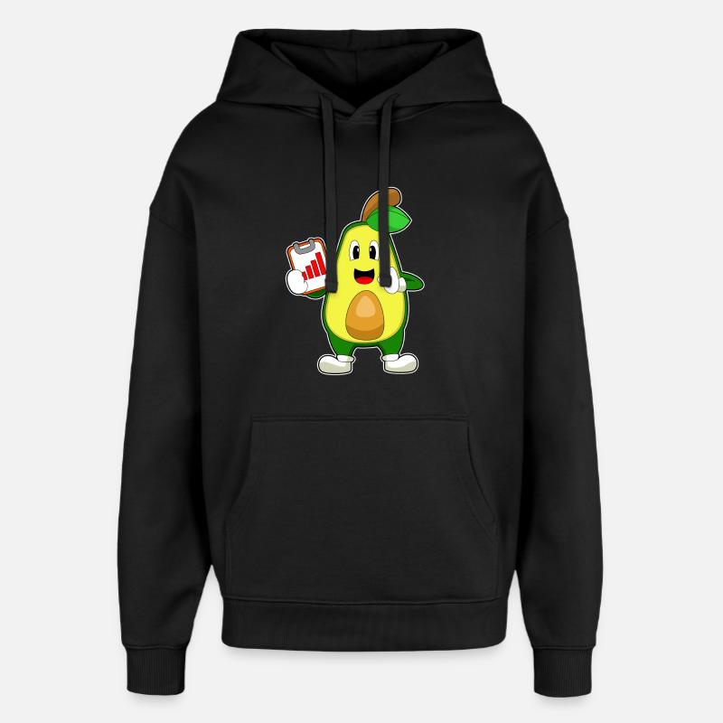 Avocat Secrétaire Graphique - Sweat à capuche unisexe Stanley/Stella Oversized - noir