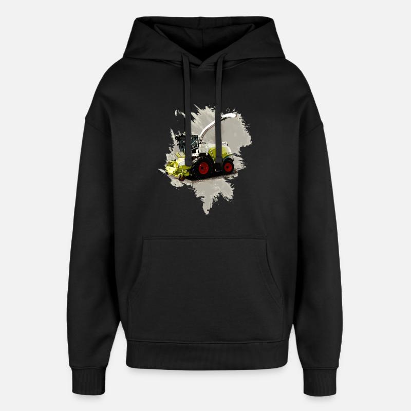 Moissonneuse-batteuse Claas LEXION 8700 - Sweat à capuche unisexe Stanley/Stella Oversized - noir