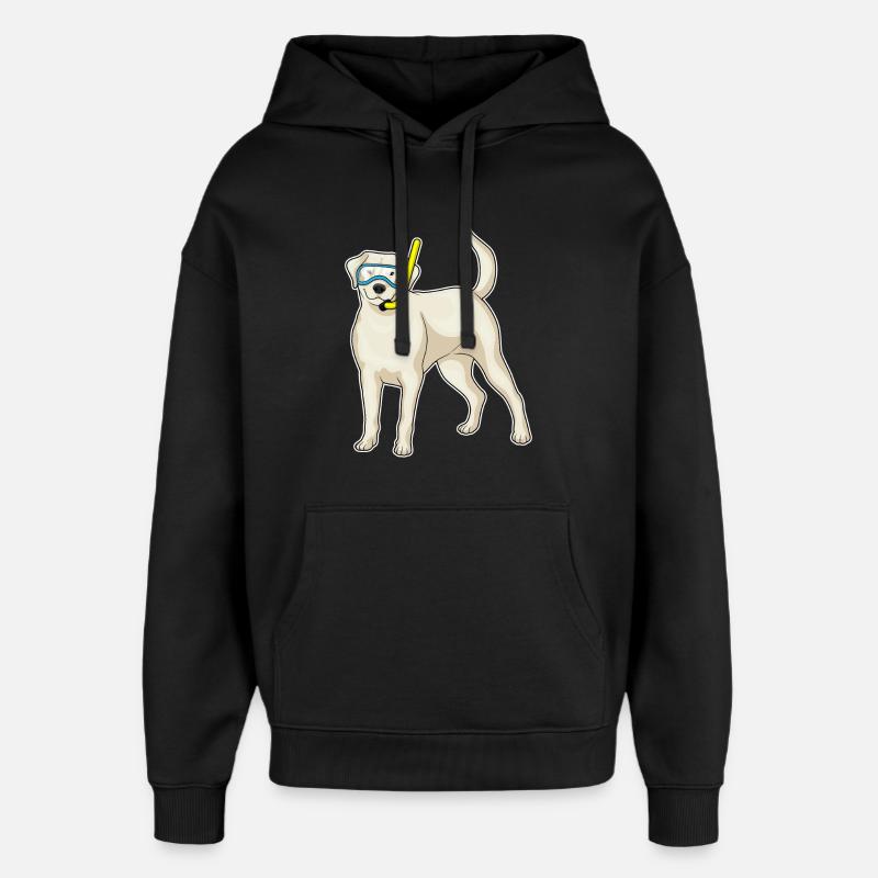 Retriever Diver Snorkel - Sweat à capuche unisexe Stanley/Stella Oversized - noir