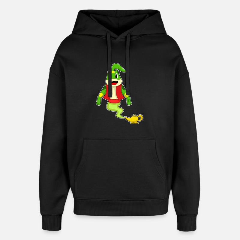 Génie grenouille - Sweat à capuche unisexe Stanley/Stella Oversized - noir
