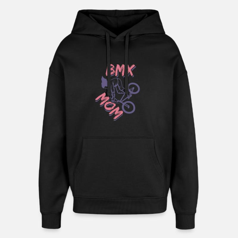Maman BXM - Sweat à capuche unisexe Stanley/Stella Oversized - noir