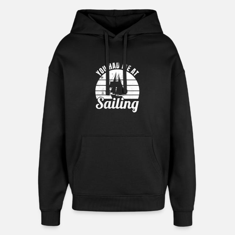 Segeln Witz - Oversized Unisex Hoodie von Stanley/Stella - Schwarz