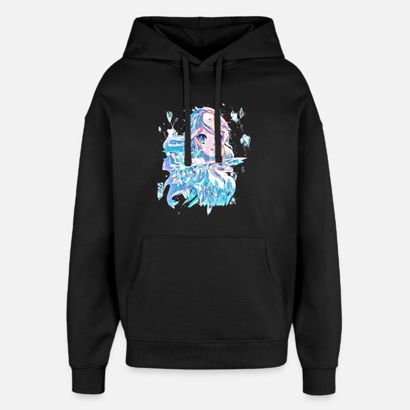 Eisprinzessin - Oversized Unisex Hoodie von Stanley/Stella - Schwarz