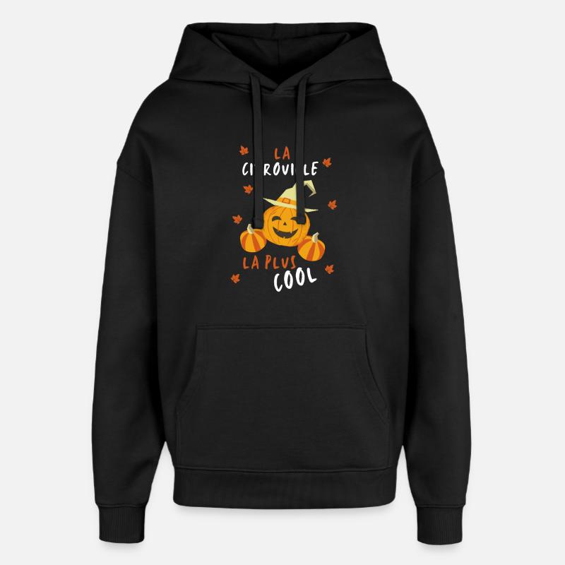 Der coolste Kürbis - Oversized Unisex Hoodie von Stanley/Stella - Schwarz